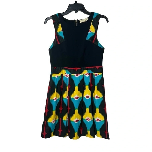 1670. URBAN OUTFITTERS STARING AT‎ THE STARS IKAT SLEEVELESS MINI DRESS SIZE 6 - Picture 2 of 10